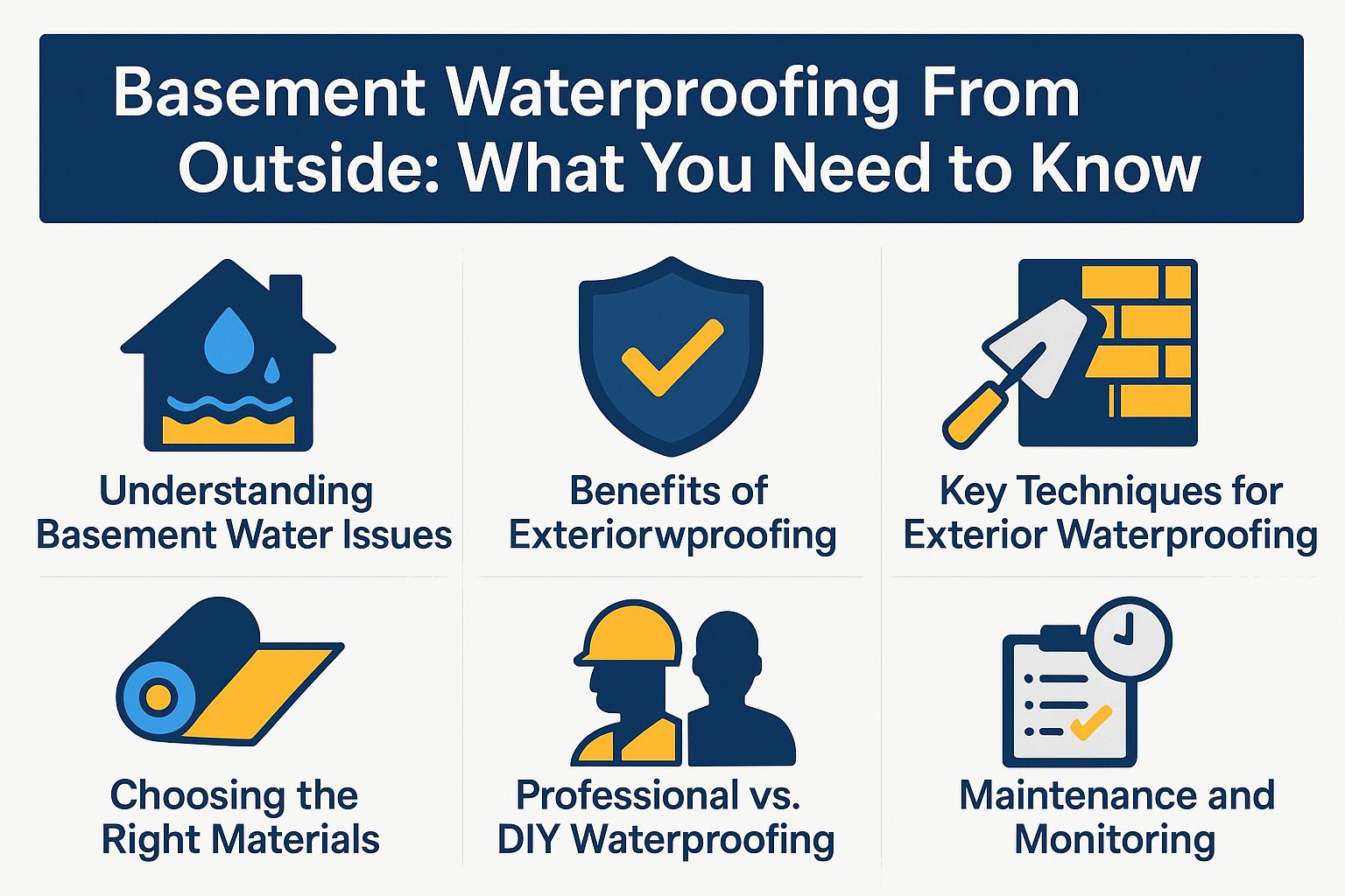 Basement Waterproofing From Outside: What You Need to Know