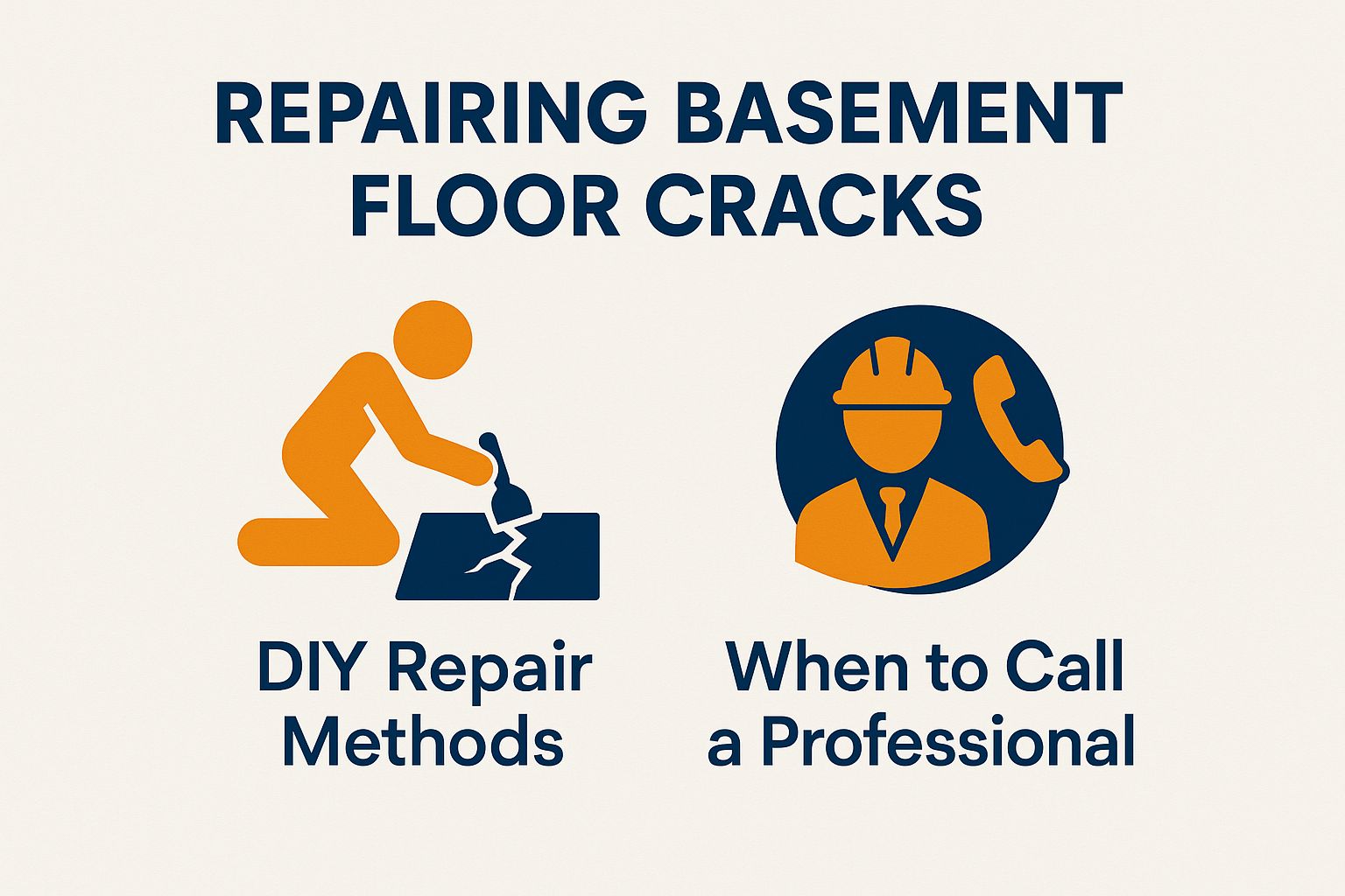 Repairing Basement Floor Cracks