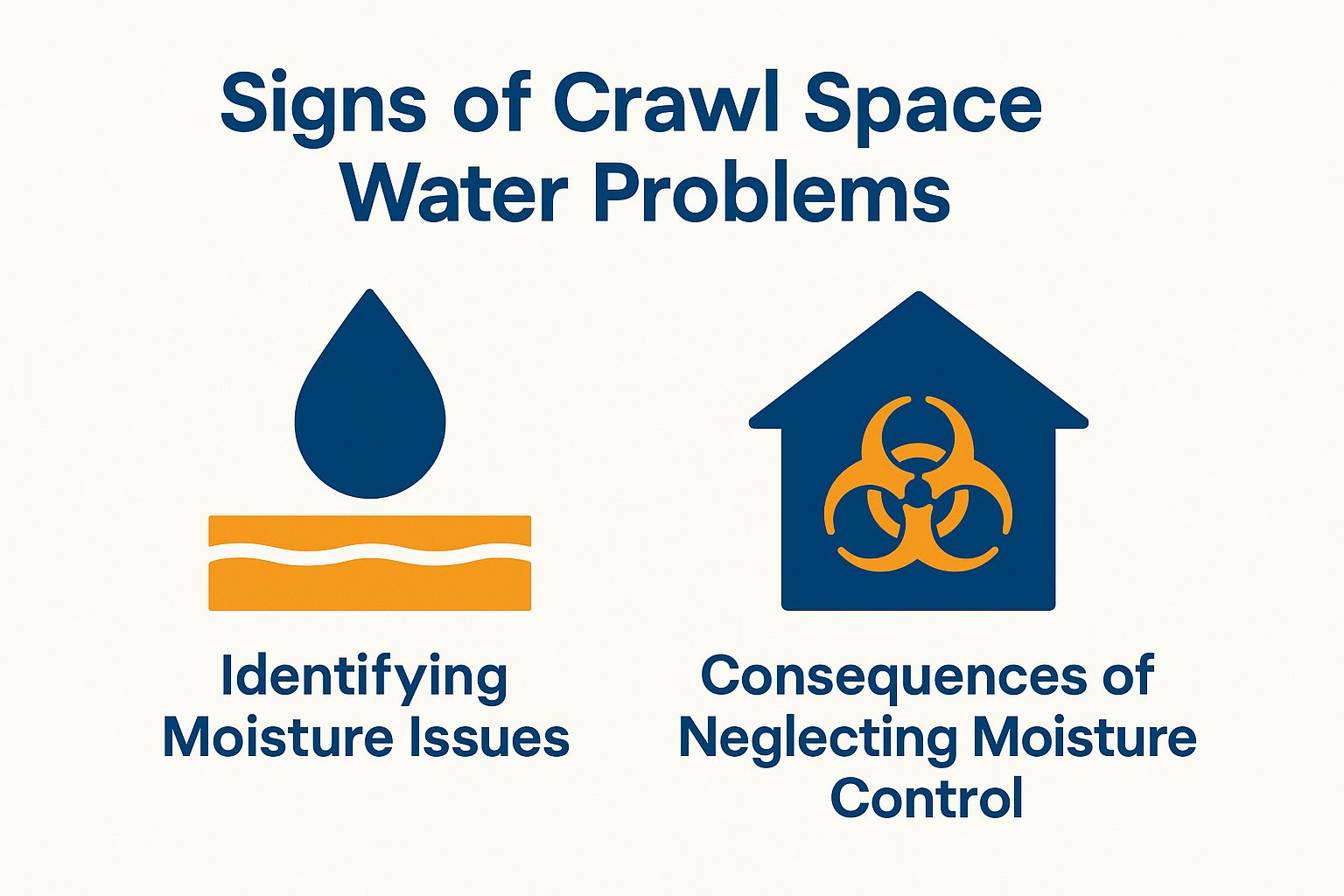 Signs of Crawl Space Water Problems