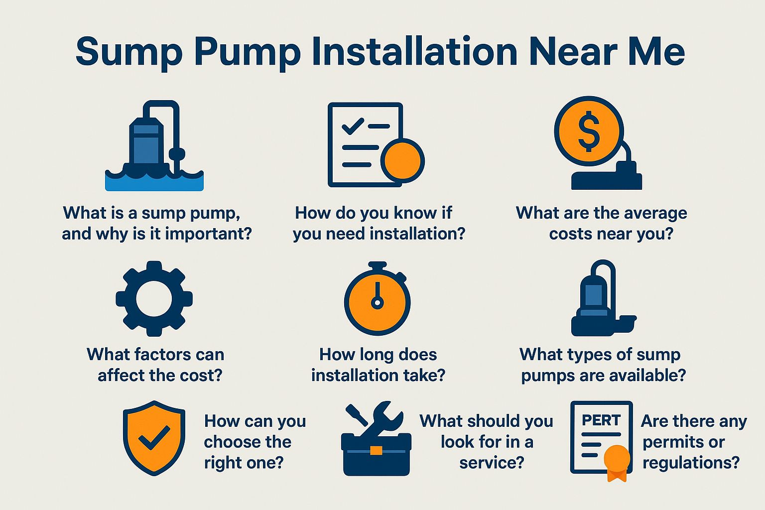 Sump Pump Installation Near Me
