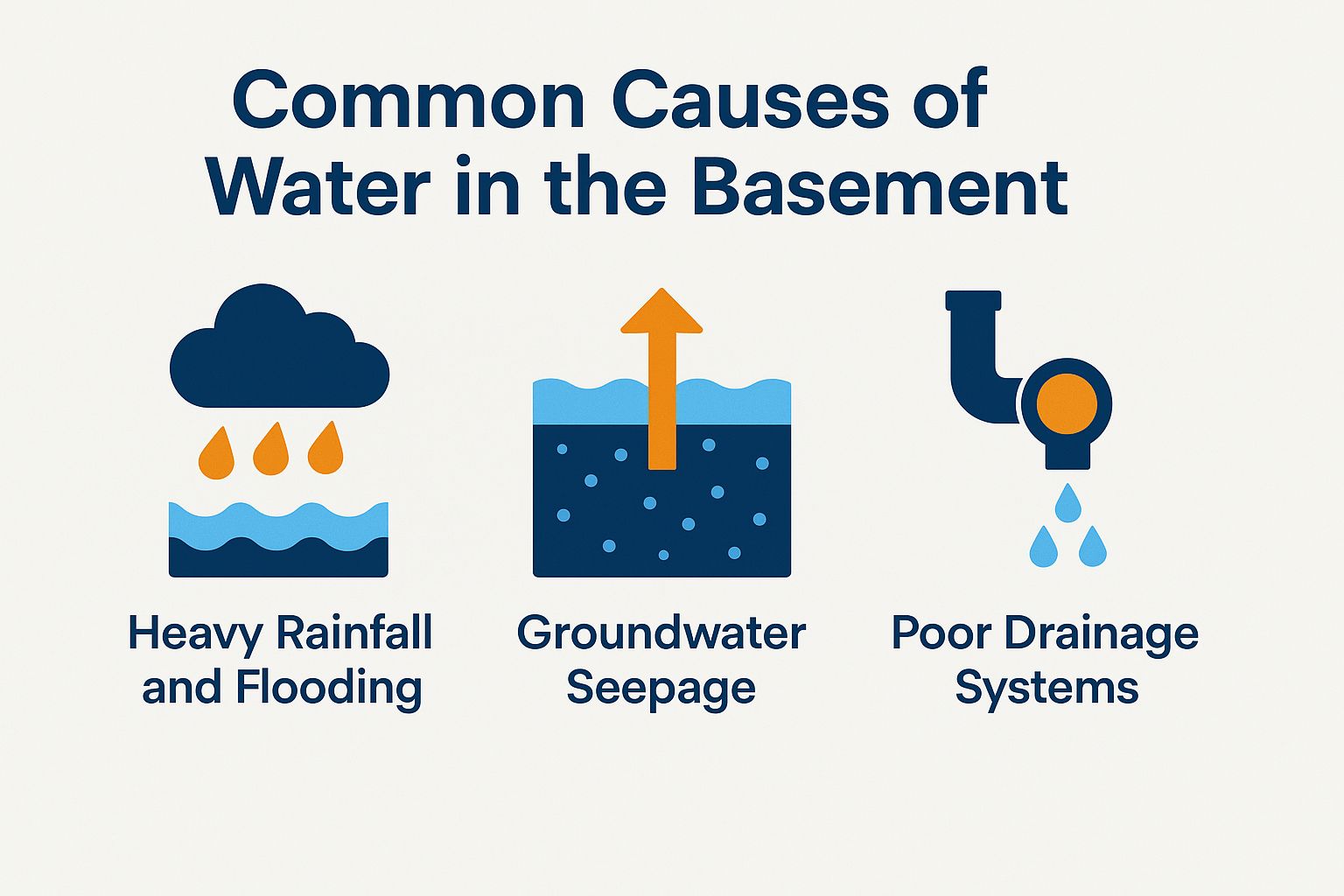 Common Causes of Water in the Basement